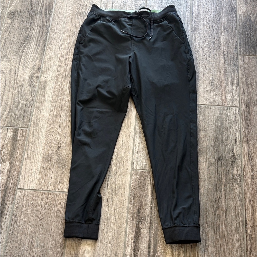 Bird dog size large Men's Black Jogger Pants lined with boxer